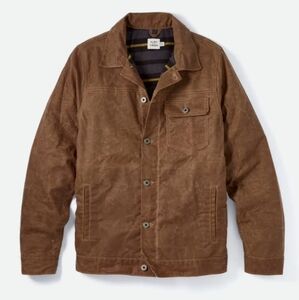 Flint And Tinder Flannel-Lined Wax Trucker Jacket